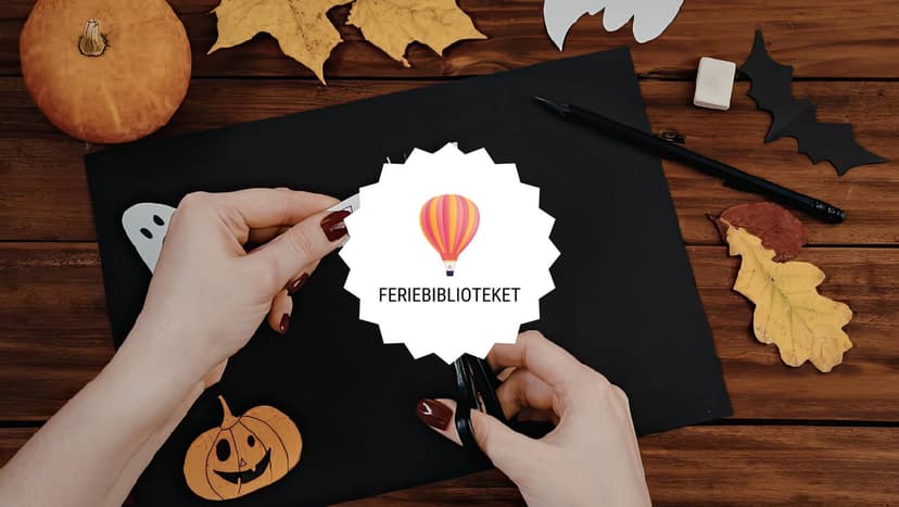 Kreativt halloween-workshop med Julie