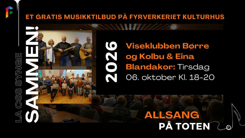 Allsang på Toten - Viseklubben Børre og Kolbu & Eina Blandakor