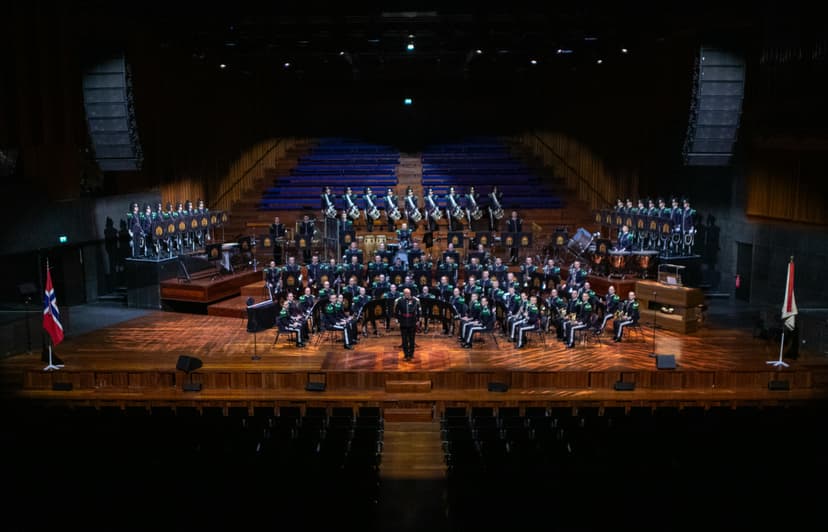 Konsert med Gardemusikken