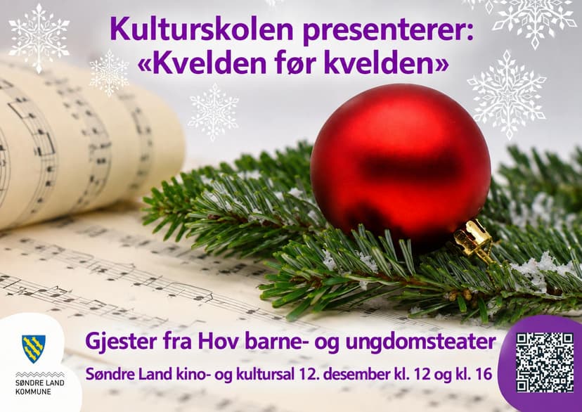 Kulturskolen presenterer: "Kvelden før kvelden"