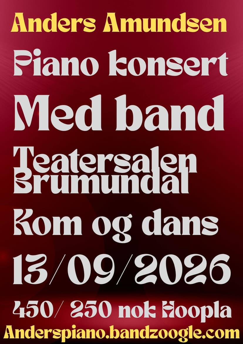 Piano konsert-showcase