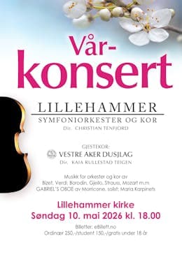 Vårkonsert - Lillehammer Symfoniorkester og Kor