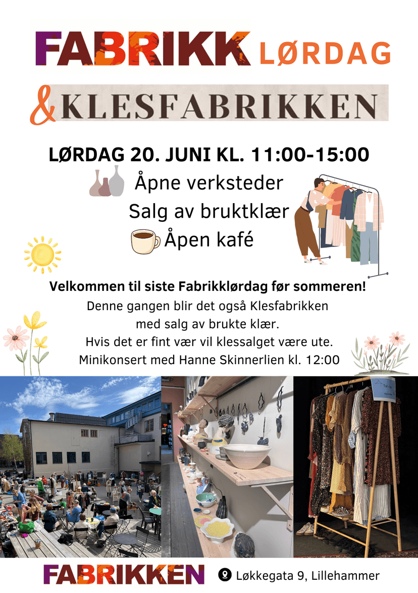 Fabrikklørdag og KLESfabrikken