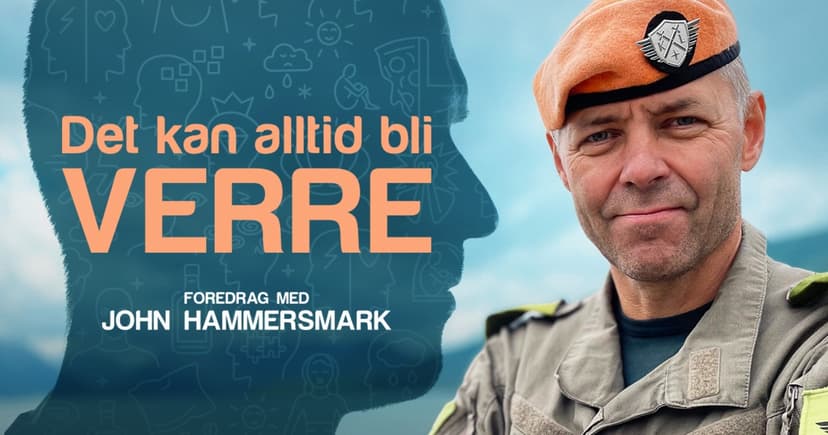 Det kan alltid bli verre - Foredrag med John Hammersmark
