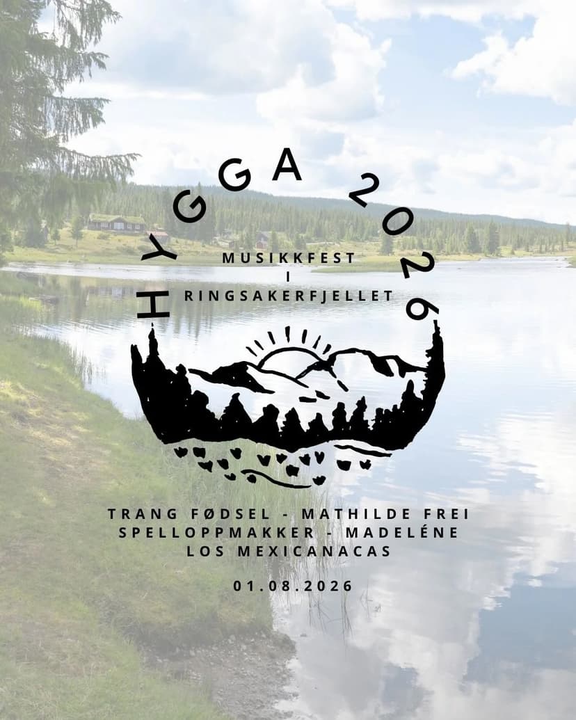 HYGGA 2026 – MUSIKKFEST I RINGSAKERFJELLET!