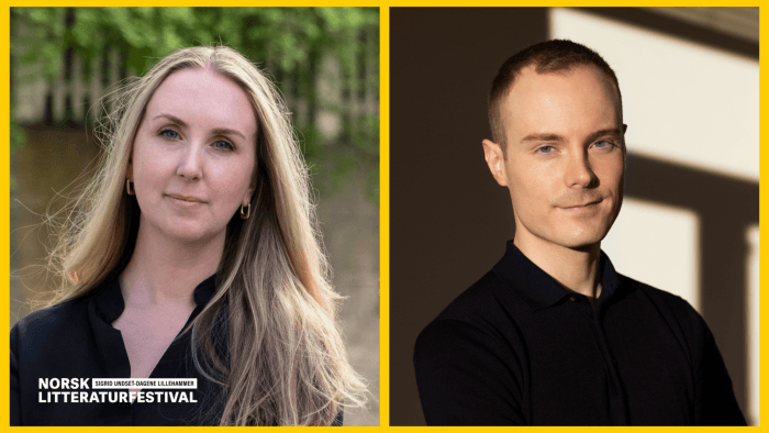 Upris-samtalen: Alexander Kielland Krag og Therese Garshol (Norsk Litteraturfestival)