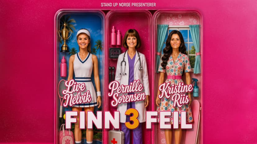Finn tre feil