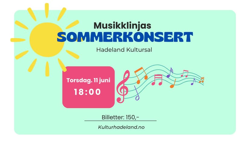 Musikklinjas sommerkonsert
