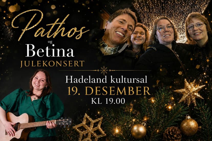 Julekonsert med Pathos og Betina