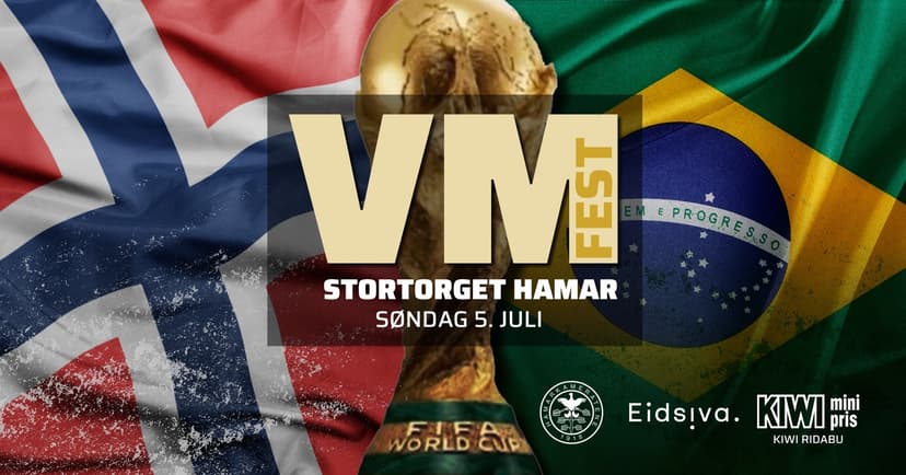 VM-fest: Brasil - Norge