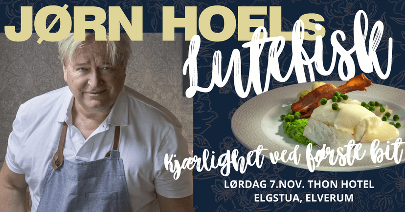 Tre-retters middag, historier & intimkonsert - en helaften med Jørn Hoel!